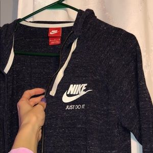 nike “just do it” zip up jacket